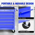 thumbnail image 3 of POWANLI 5 Drawers Rolling Tool Chest with Wheels, Portable Rolling Tool Box on Wheels, Tool Chest Organizer for Garage, Workshop, Home Crafts Use, 3 of 6