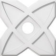 thumbnail image 1 of Ekena Millwork CMP14TS-03000 14 Po OD x 3 Po ID Carré Titus Architectural Grade PVC Contemporain Médaillon de Plafond, 1 of 1