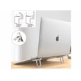 thumbnail image 3 of Soporte Para Laptop Ergonómico Aleación De Zinc Xtellar plateado, 3 of 4