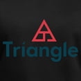 thumbnail image 3 of CafePress - Triangle Logo T Shirt - Women's V-Neck Dark T-Shirt, 3 of 4