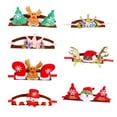 thumbnail image 3 of Pet Christmas Headband, Cute Snowman Elk Patterns Pet Headwear Accessory for Photography Props 1PC, 3 of 8