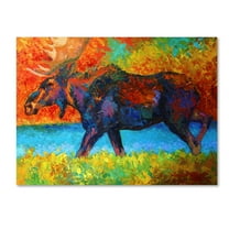 Trademark Fine Art 'Moose III 1' Canvas Art by Marion Rose