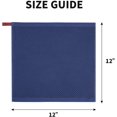 thumbnail image 4 of 100% Cotton Waffle Weave Kitchen Dish Cloths, Ultra Soft Absorbent Quick Drying Dish Towels, 12x12 Inches, 6-Pack, Navy Blue, 4 of 7