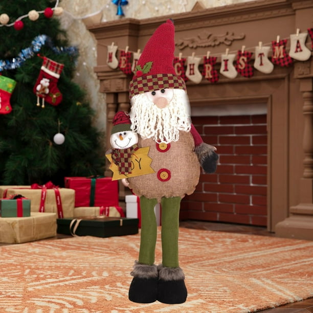 Adornos navideños, muñecas retráctiles, adornos para el árbol de Navidad, adornos navideños decorables