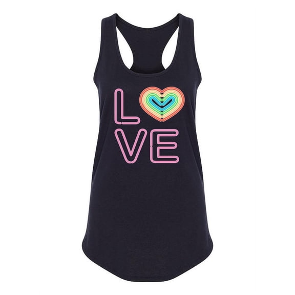 Love Neon Sign.  Tank Women -Image by Shutterstock, Female Large