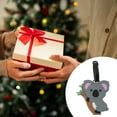 thumbnail image 4 of Unique Bargains 1 Pc Koala Luggage Tag for Travelling Gray Black, 4 of 5
