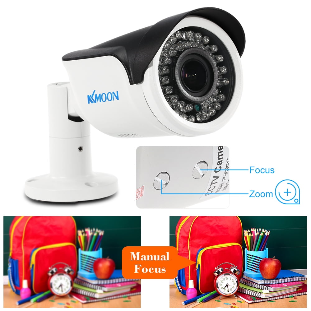 KKmoon AHD 1080P 2.0MP Waterproof Bullet CCTV Security Camera 2.8~12mm Zoom Lens 