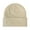 Beige, variant on Waffle Knit Beanie for Men & Women Soft Stretchy Winter Warm Hat, Ribbed Waffle Knit with Cuff for Cold Weather-Red