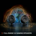 thumbnail image 2 of SteelSeries, 61534, Portable Speakers, Arena 3 BT with Polished 4 inch Drivers, Certified Refurbished Brown Box, (2-Piece), 2 of 11