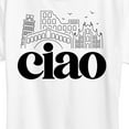 thumbnail image 3 of Instant Message - Ciao - Women's Short Sleeve Graphic T-Shirt, 3 of 6