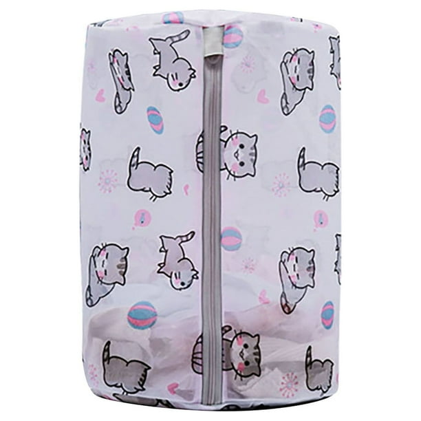 Fiudx Bolsa de Lavandería Gruesa, con Cremallera, Antideformación, Gran Permeabilidad Al Agua, Ideal para El Lavado de Ropa, Lavable a Máquina, Varios Tamaños (50 X 60 Cm, 30 X 40 Cm, 22 X 33 Cm)