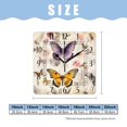 thumbnail image 2 of 10 Inch Wall Clock Battery Operated Silent Clock Decorative for Office, Kitchen, Outdoor, Living Room，Monarch Butterfly Insect Colorful, 2 of 4
