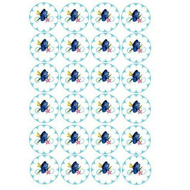 Finding Dory Edible Cupcake Toppers x 24