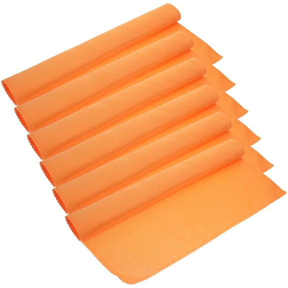 6 Pcs Cloth Napkin Table Dinner Napkins Desktop Decoration Table Linen Napkins Fabric Napkins Western Restaurant Hotel