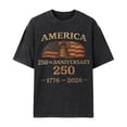 thumbnail image 2 of America 250th Anniversary Shirt Men Patriotic Liberty Bell Graphic T Shirt Casual Short Sleeve USA 250 Merchandise Tee, 2 of 5