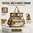 thumbnail image 5 of Doulami Cooler Bag, 16L Tactical Tackle Box Cooler, Insulated Leakproof with Pockets, Wet/Dry for Fishing Camping, 5 of 11