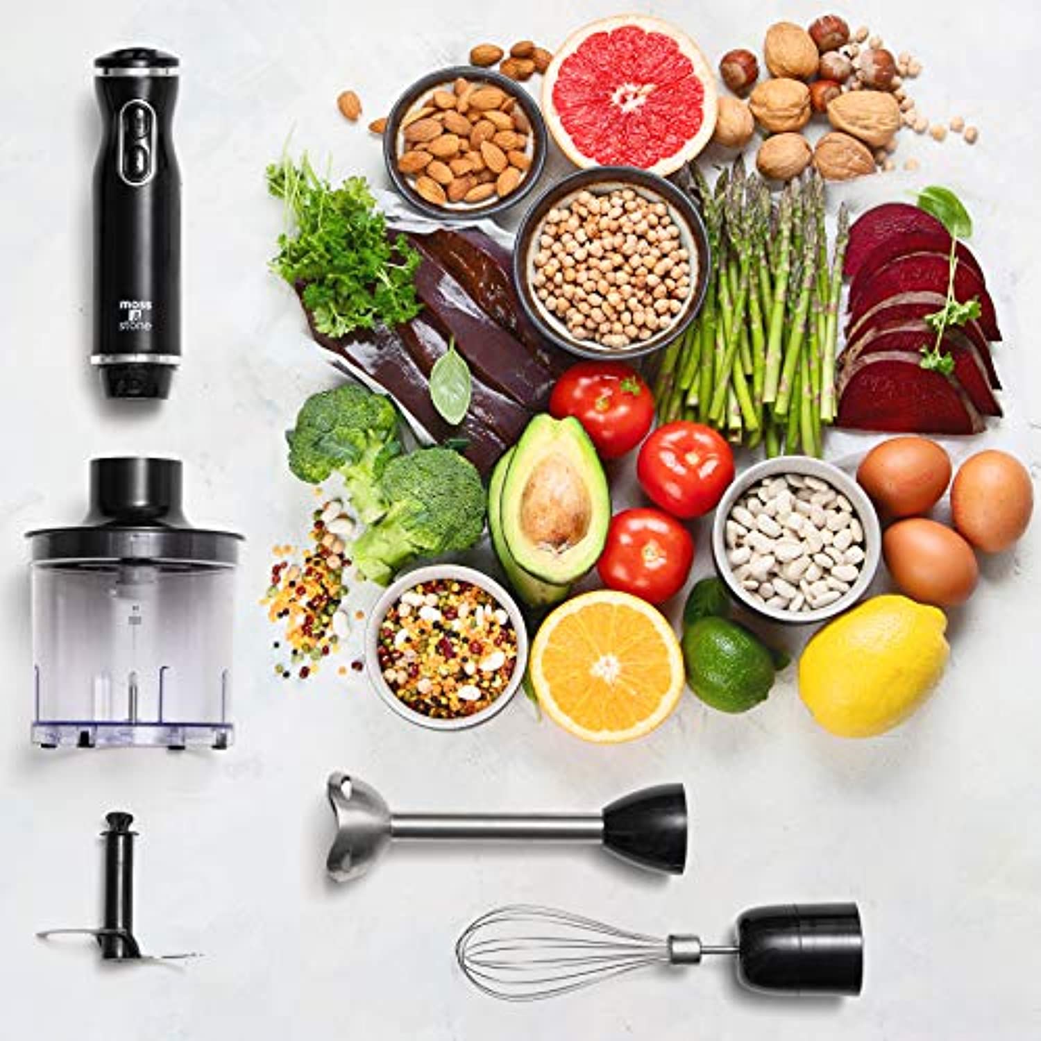 Hand Blender Immersion Blender Handheld Stick Batidora Electric Blenders  Emersion Hand Mixer For Kitchen …