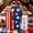 B, variant on Miwamany 3 Pcs 4th of July Decorations Set, Red White Blue Decor, Wooden Patriotic Memorial Day Tiered Tray Decor, Labor Day Decorations, Fourth of July Decoration for Home Office Table
