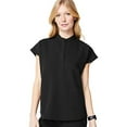 thumbnail image 1 of FIGS Rafaela Haut de Blouse à Col Mandarin pour Femmes, Noir, S, 1 of 2