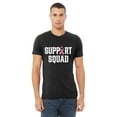 thumbnail image 3 of Breast Cancer Support Squad Pink Ribbon Unisex Men's T-shirt, XL, Black, 3 of 6