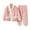 Pink, variant on MuZeFu Girls Clothes 10-12 Outfits for Winter Children's Flannel Sleepwear Set Long Pants Thickened Home Clothes Set