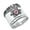 Dark Red, variant on Red Simulated Carnelian Swirl Bali Design Ring Sterling Silver Size 5