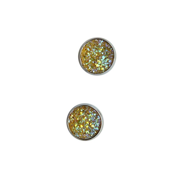 Pendientes de tuerca de 10 mm Pendientes de forma redonda Pendientes de gota de acero inoxidable resistentes Joyas de moda perforadas Tipo de Ropa, zapatos y accesorios Miscelánea tipo 26 26 Sonducket AP010471-26