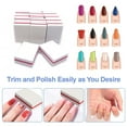 thumbnail image 4 of Bloque pulidor para lijar uñas, lima para pulir uñas, grano 100/180, lima para manicura y pedicura, de 2 caras, 4 of 6