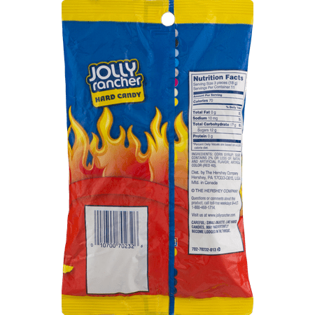 JOLLY RANCHER Cinnamon Fire Hard Candy, 7-Ounce Bags, 7.0 OZ