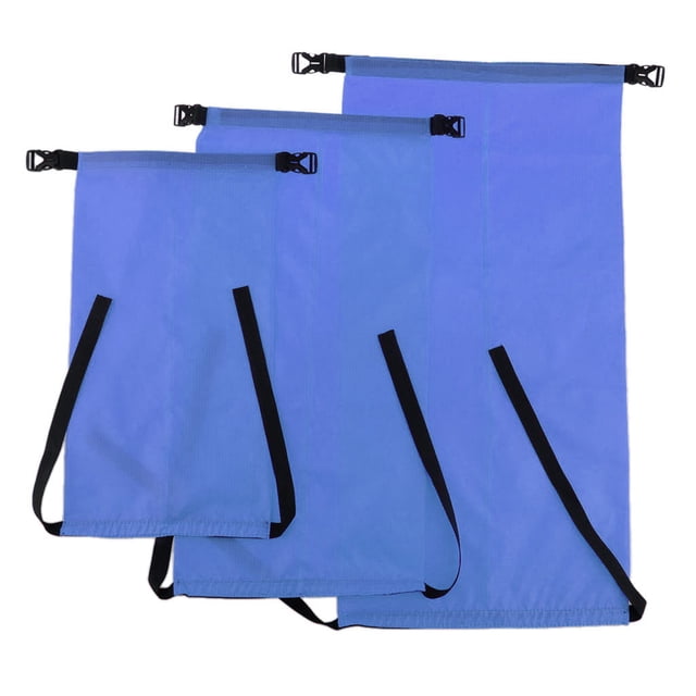 3x Bolsa Seca a Prueba de Agua DYNWAVEMX Saco seco para acampar impermeable Azul