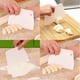 thumbnail image 3 of Raspador de masa y cuenco, raspador de plástico Trapezoidal de 3 piezas, raspador de cocina multifunción, cortador de masa de plástico de seguridad alimentaria, 3 of 5