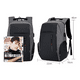 thumbnail image 3 of Mochila Para Laptop Con Puerto Y Cable Usb Negro con Gris, 3 of 5