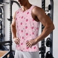 thumbnail image 5 of Daiia Strawberries Printed Men's Quick Dry Fit Muscle Tank Top Slim-Fit Tank Workout Tank Top Lightweight Sports Tank Top-Medium, 5 of 7