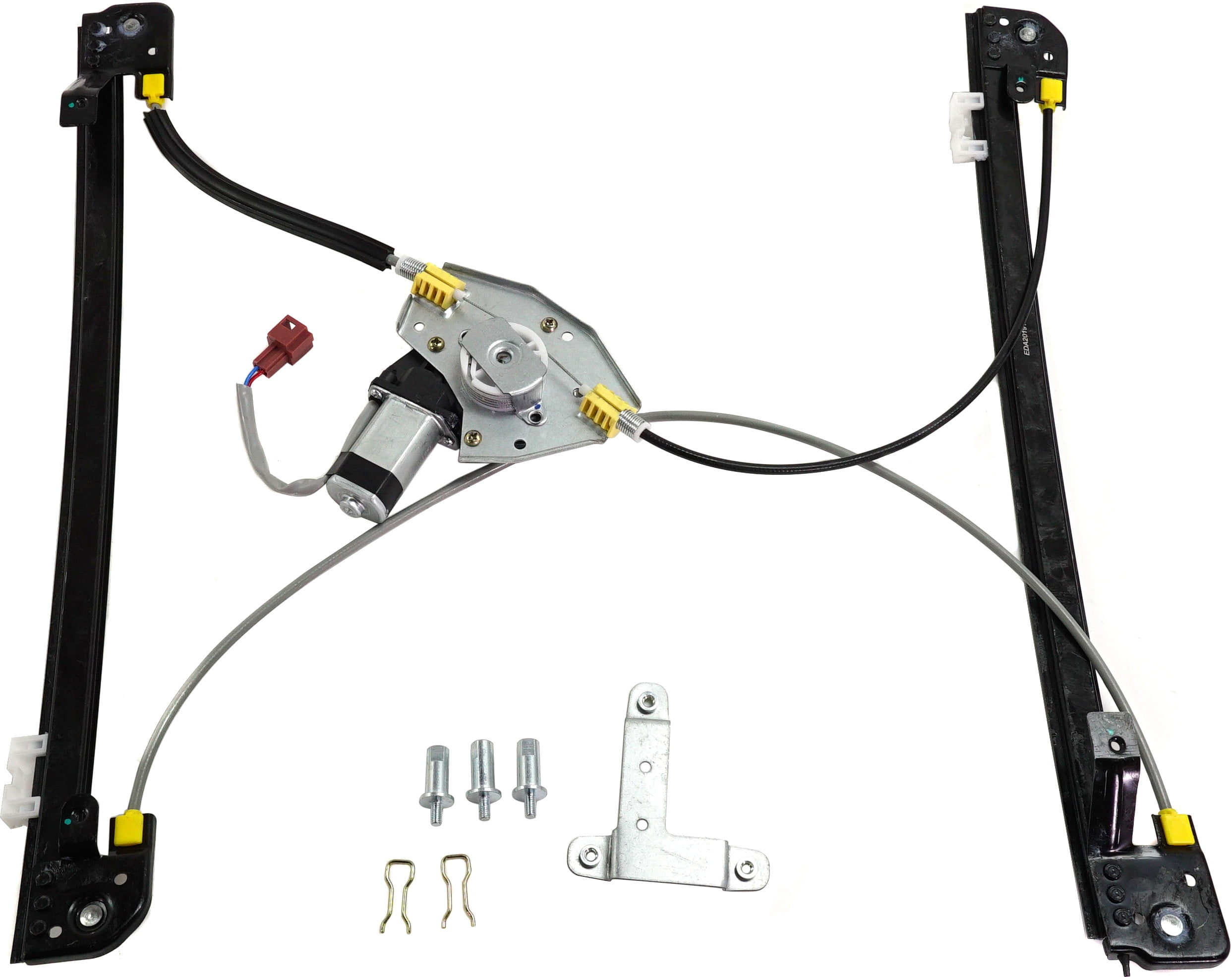 Window Regulator For 1996-2000 Dodge Grand Caravan Chrysler Town and Country Front, Left Driver Power With Motor