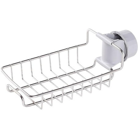 Faucet Rack Storage Rack, Kitchen Sink Organizer, Stainless Steel Sink ...