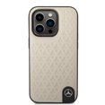 thumbnail image 2 of Case Mercedes Benz Piel Estrellas Compatible Iph 14 Pro Gris, 2 of 7