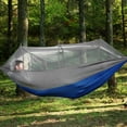 thumbnail image 4 of Gseagtia Portable Travel Bed for Outdoor Adventures Gray Blue Mosquito Net Camp Hammock, 4 of 8