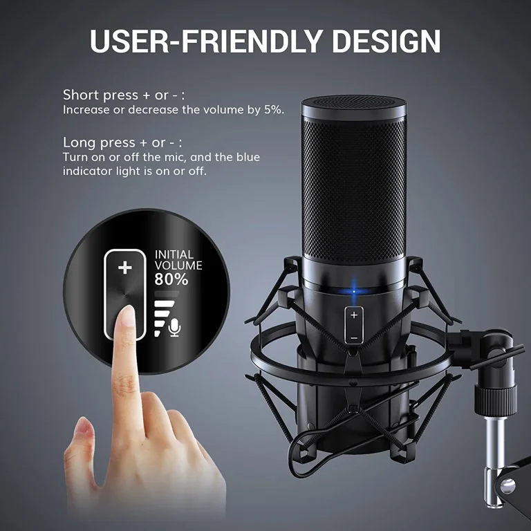 TONOR USB Gmaing Microphone, Streaming Mic Kit for PS4/5/Discord/Twitch Gamer, with Arm Q9 Walmart.com