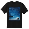 thumbnail image 2 of Plus Size Shirt for Women Black Tops for Women Short Sleeves Shirt for Women Elephant And Sky T Shirt Oversized Shirt for Women S, 2 of 5