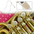 thumbnail image 2 of Aoanydony 2pcs Professional Bass Oboe Silver Plating Rustproof Blow Curved Neck Large Tube S Tube Early Education Toy, 2 of 6