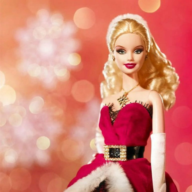 魅力的な Mattel Doll Collectible Holiday 2007 Edition Limited Barbie キャラクターグッズ