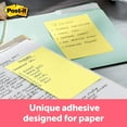 thumbnail image 6 of Post-it Notes 4 in x 6 in, 12 Pads, America's #1 Favorite Sticky Notes, Canary Yellow, Clean Removal, Recyclable 660, 6 of 9
