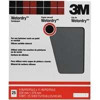 3M Wet & Dry Sandpaper 220A - Fine Grit - 9" x 11"