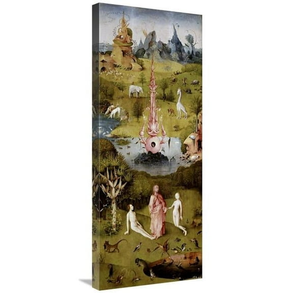 36 in. Garden of Earthly Delights - Detail Left Panel Art Print - Hieronymus Bosch