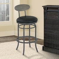 Armen Living Davis 26" Mineral Finish Counter Height Barstool