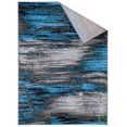 thumbnail image 2 of Handcraft Rugs - Blue, Grey, Silver, Black, Abstract Contemporary Modern Design Mixed Colors Area Rug, 2 of 6