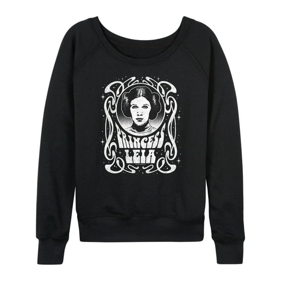 Star Wars - Princess Leia Art Nouveau - Women's French Terry Pullover Long Sleeve Shirt