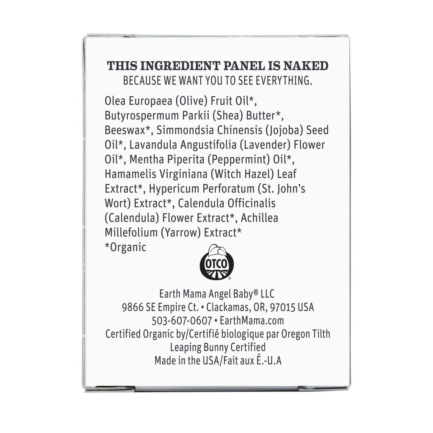 Earth Mama Cooling Organic Perineal Balm for Postpartum Recovery