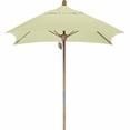 thumbnail image 5 of California Umbrella WOFA604-5414 6 ft. x 6 ft. Fiberglass Market Umbrella Pulley Open Marenti Wood-Sunbrella-Wheat, 5 of 7