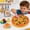 Jeu de Cuisine pour Enfants Moins de 5 $ a3, variante sur Cagogo PizzaToy, Fourchette de Jeu de Coupe Réaliste pour Aliments pour Enfants et Tout-Petits, Educational KitchenToy, Jouet Gâteau à Pizza en Plastique pour Enfants Cadeau d'Anniversaire Fête